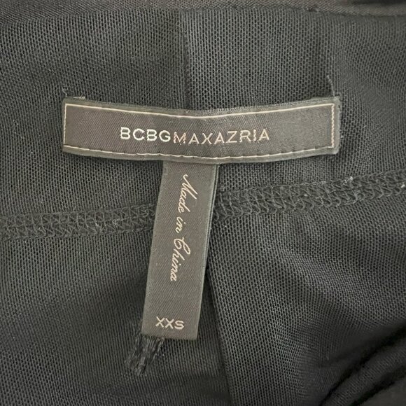 BCBGMaxAzria Black One Shoulder Ruffle Mini Dress - Picture 4 of 6